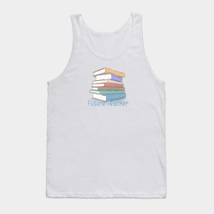 Future Teacher, Books Tank Top